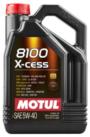 Motul 8100 X-CESS 5W-40, 5л