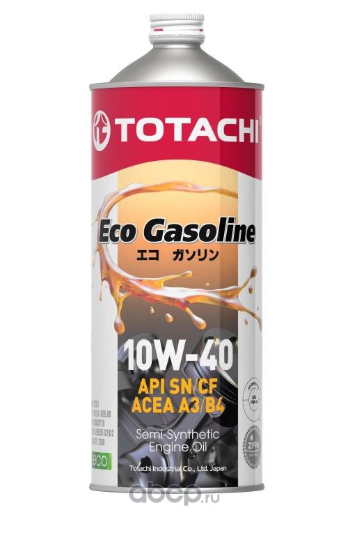 TOTACHI Eco Gasoline 10W-40 полусинтетическое 1 л