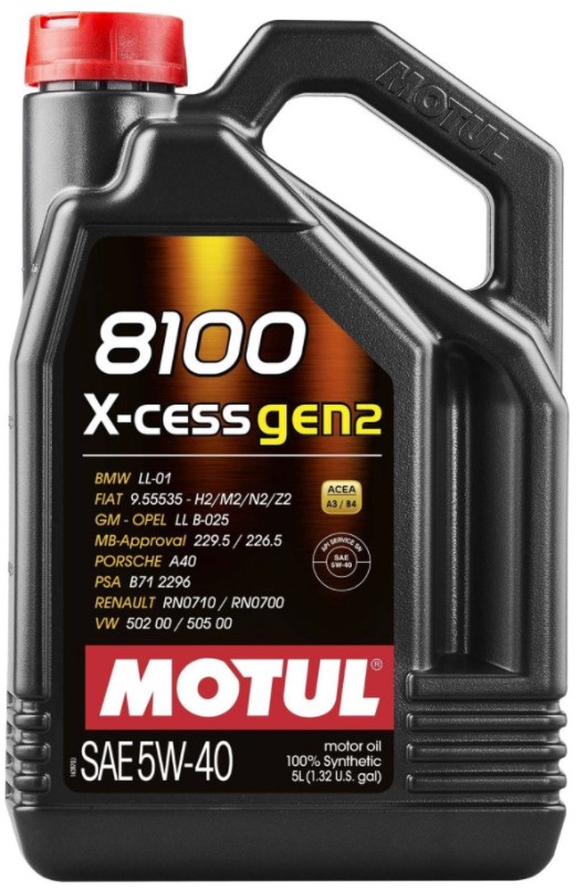 Motul 8100 X-Cess Gen2 5W-40 5 л