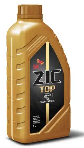 ZIC TOP 0W40 (1L) масло мот..!синт.API SP, ACEA A3B4, VW 502.00505.00, BMW LL-01,MB 229.5