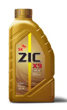 ZIC X9 5W40 (1L) масло моторное! API SP, ACEA A3B4, VW 502.00505.00503.01, LL-01, RN 07000710