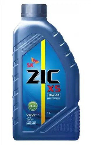 ZIC X5 DIESEL 10W40 (1L) масло мотор.!псинт API CI-4SL