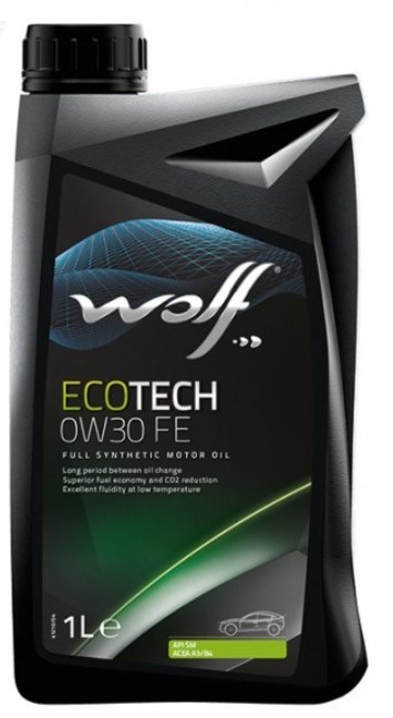 Wolf EcoTech 0W-30 FE ACEA A3B4 API SNCF 1 л моторное масло (PN 8309205)