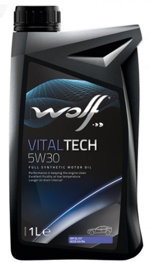 WOLF VITALTECH 5W-30 ACEA A3B4 API SLCF MB 229.3 VW 502.00505.00 1 л моторное масло (PN 8309809)