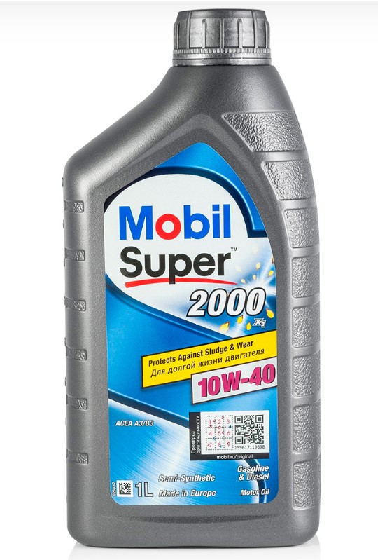 Mobil  Super 2000 X1 0W-40 1 л