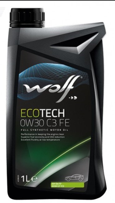 Wolf EcoTech 0W-30 C3 FE API SNCF BMW LL04 MB 22951 1 л масло моторное (PN 8332302)