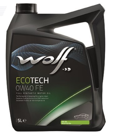 WOLF ECOTECH 0W-40 FE ACEA A3B4 API SN BMW LL01 MB 2295 VW 5020050500 5 л моторное масло (PN 8320903)