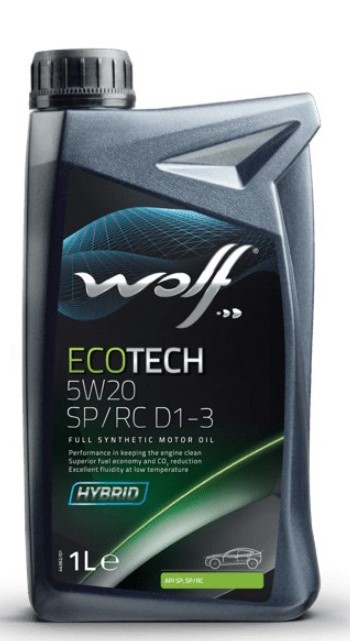 WOLF ECOTECH 5W-20 SPRC D1-3 ILSAC GF-6A 1 л моторное масло (PN 1050523)