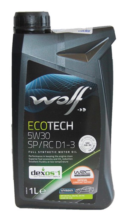 WOLF ECOTECH 5W-30 SPRC D1-3 ILSAC GF-6A 1 л масло моторное (PN 1049900)