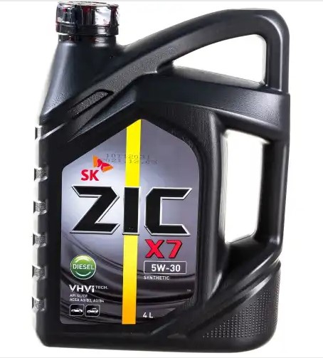 ZIC X7 DIESEL 5W30 (4L) масло мот.! синт.API SLCF,ACEA A3B3,A3B4,MB 229.3,VW 502505,GM-LL-A-025