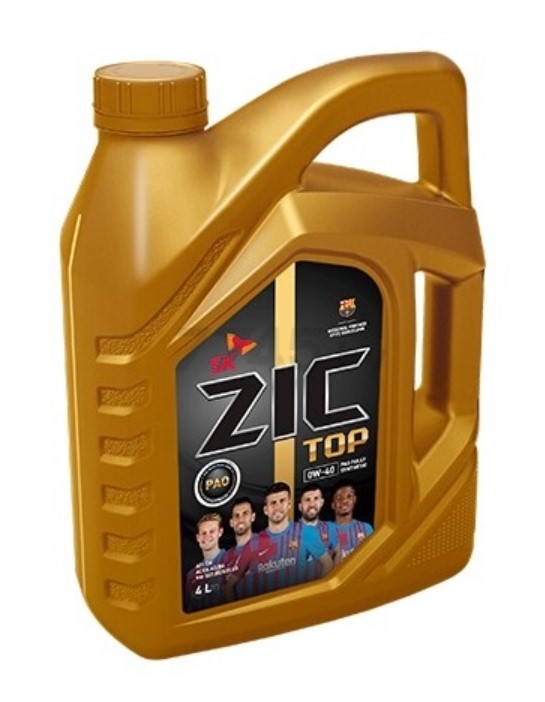 ZIC TOP 0W40 (4L) масло мот.!синт.API SP, ACEA A3B4, VW 502.00505.00, BMW LL-01,MB 229.5