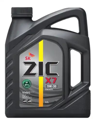 ZIC X7 5W30 (4L) масло моторное! синт. API SP, ILSAC GF-6, GM dexos 1 Gen 2