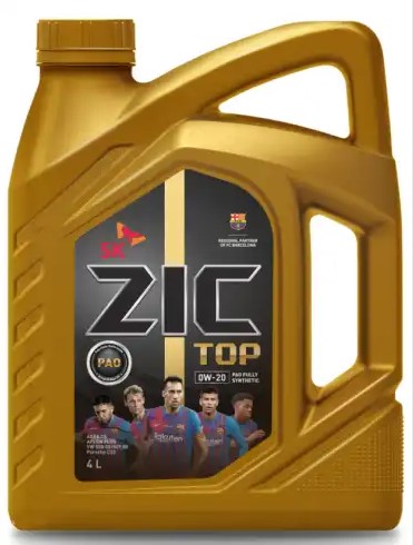 ZIC TOP 0W20 (4L) масло моторное! синт.API SN Plus, ACEA C5, VW 508.00509.00, Porsche C-20