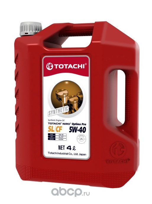 TOTACHI Optima PRO Synthetic 5W-40 синтетическое 4 л