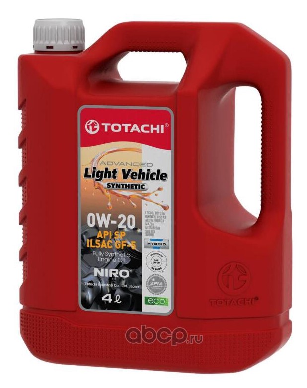 TOTACHI NIRO LV Synthetic 0W-20, 4л