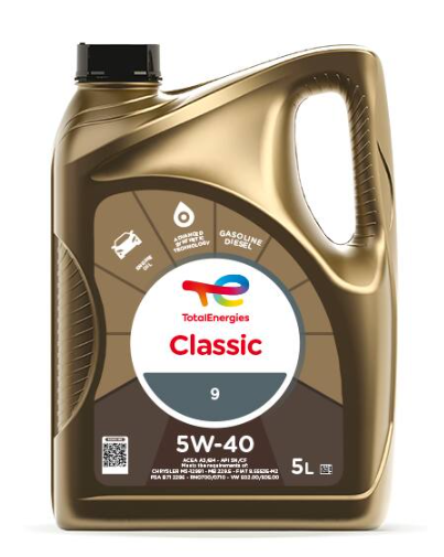 TOTAL CLASSIC 9  5W40, 5л ORIGINAL