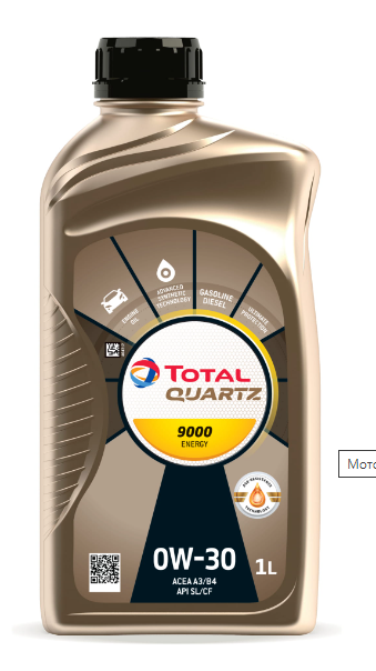 TOTAL QUARTZ 9000 ENERGY 0W30, 1л ORIGINAL