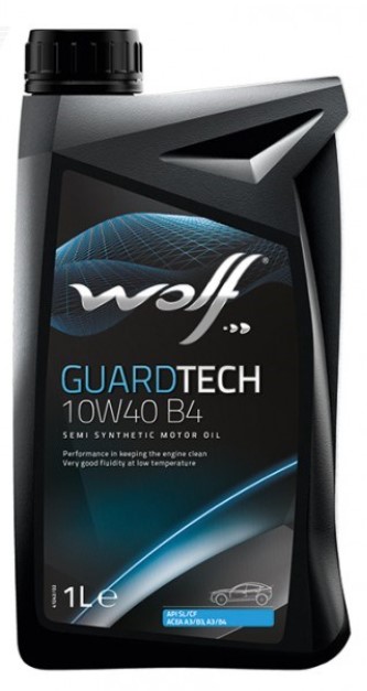 WOLF GUARDTECH B4 10W-40 VW 5050050101 MB 2291 1 л масло моторное (PN 8303616)