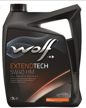 WOLF EXTENDTECH 5W-40 HM MB 2295 VW 5020050500 5 л моторное масло (PN 8321580)