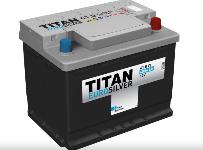 TITAN EUROSILVER L2 61Ah 600A R+