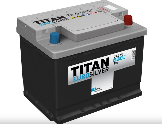 TITAN EUROSILVER LB3 74Ah 700A R+