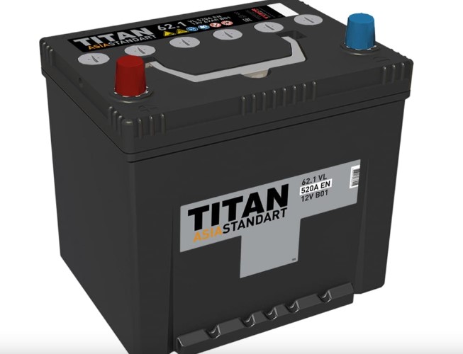 TITAN ASIA STANDART D23 62Ah 520A L+ B01