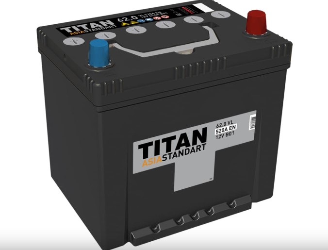 TITAN ASIA STANDART D23 62Ah 520A R+ B01