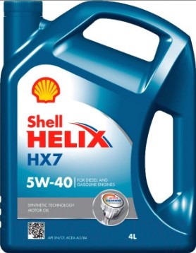 Shell Helix HX7 5W-40 4 л