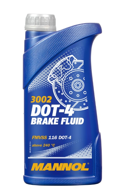 Жидкость тормозная Mannol 3002 Brake Fluid DOT-4 1 л