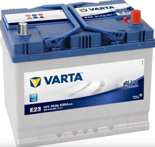 Varta Blue Dynamic E23 570 412 063 (70 Ач) 630 А (EN), полярность: обратная