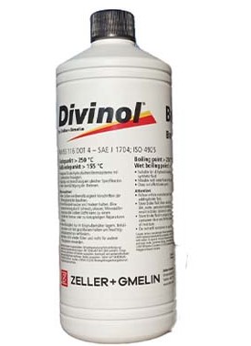 Жидкость тормозная DIVINOL BREMSFLUESSIGKEIT DOT4 62170L004 1л