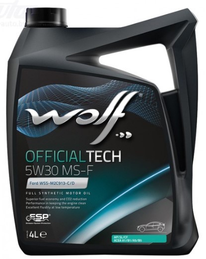 WOLF OFFICIALTECH 5W-30 MS-F ACEA A1B1-12 A5B5 API SLCF 4 л моторное масло (PN 8308710)