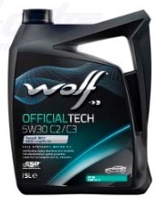 WOLF OFFICIALTECH 5W-30 ACEA C2C3 5 л масло моторное (PN 8332579)