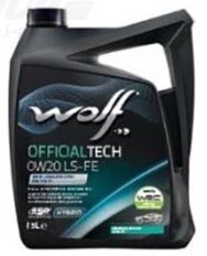 WOLF OFFICIALTECH 0W-20 LS-FE ACEA C5C6 API SPRC 5 л масло моторное (PN 8339479)