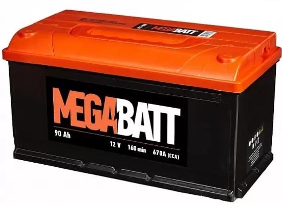 Mega Batt 6СТ-90АзЕ 670A (EN) рус