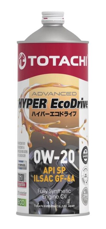 TOTACHI HYPER Ecodrive Fully Synthetic 0W-20, 1л