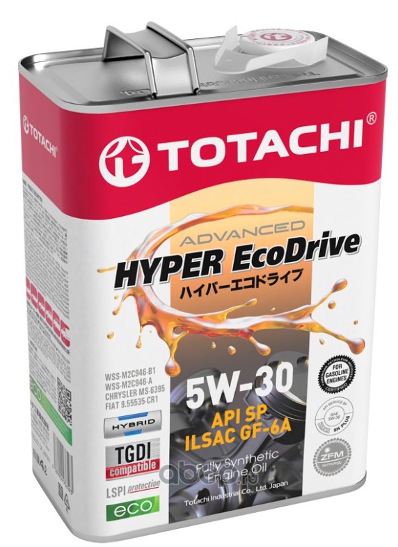 TOTACHI HYPER Ecodrive Fully Synthetic 5W-30, 4л