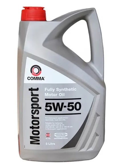 COMMA Motorsport 5W50, 5л., API SLCF, ACEA A3B3.