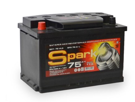 SPARK 75Ah 620A (EN) R+