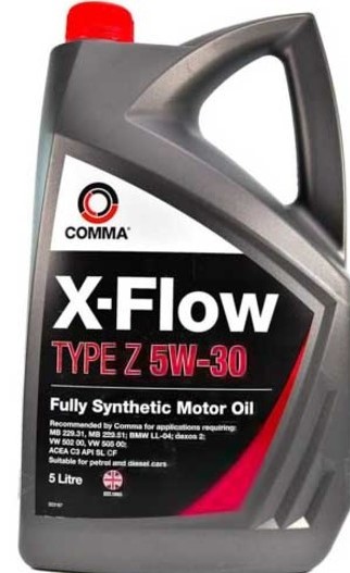 COMMA X-FLOW TYPE Z 5W30, 5л., API SLCF, ACEA C3,