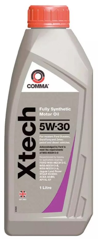 COMMA Xtech 5W30, 1л., API SLCF, ACEA A5B5,