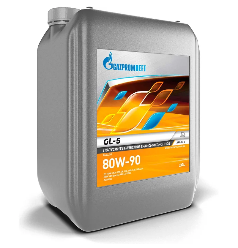 Трансмиссионное масло GAZPROMNEFT GL-5 80W-90 2389907266 10л